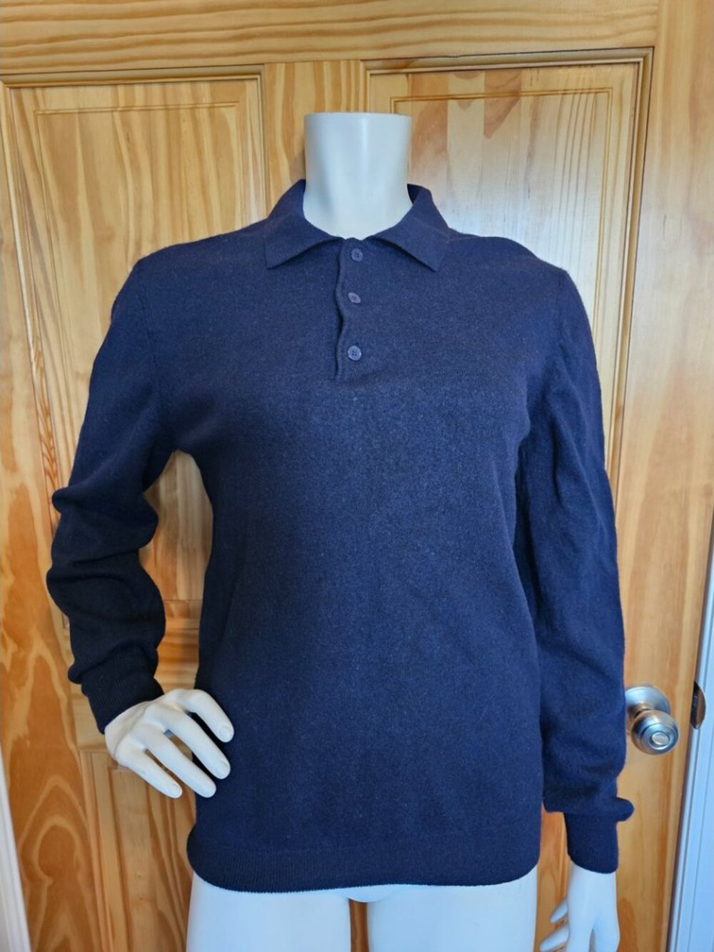 💙 62. Massimo Dutti Men's Large Wool Cashmere Sweater